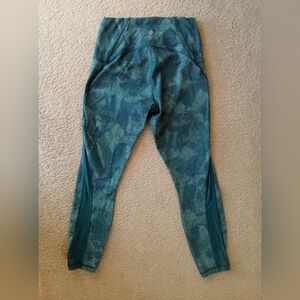 lululemon athletica Blue Green Leggings